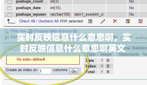 實(shí)時(shí)反映信息什么意思啊，實(shí)時(shí)反映信息什么意思啊英文 