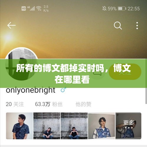 所有的博文都掉實時嗎，博文在哪里看 