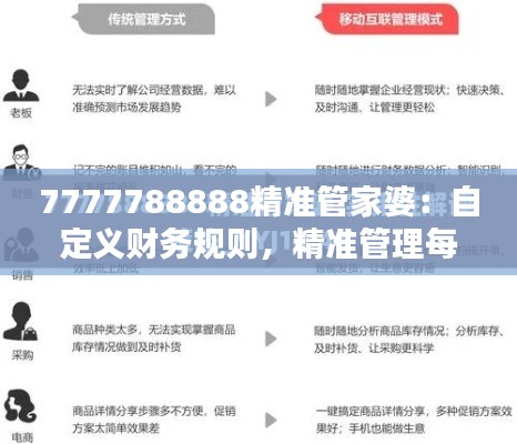 7777788888精準(zhǔn)管家婆：自定義財(cái)務(wù)規(guī)則，精準(zhǔn)管理每一筆支出