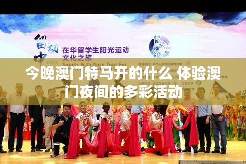 今晚澳門特馬開的什么 體驗(yàn)澳門夜間的多彩活動(dòng)