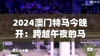 2024澳門特馬今晚開：跨越午夜的馬術(shù)盛典