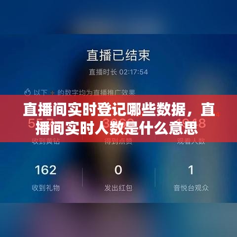 直播間實(shí)時(shí)登記哪些數(shù)據(jù)，直播間實(shí)時(shí)人數(shù)是什么意思 