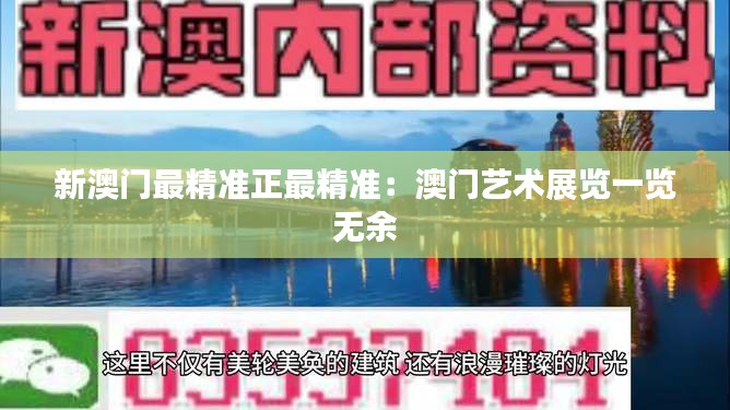 新澳門最精準正最精準：澳門藝術展覽一覽無余