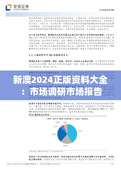 新澳2024正版資料大全：市場調(diào)研市場報告