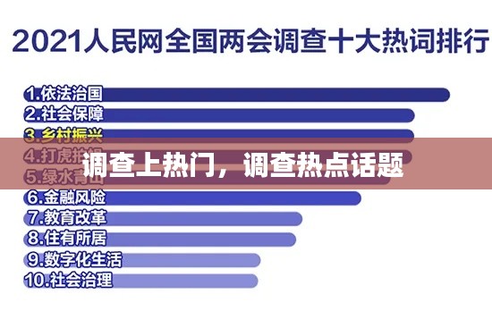 調(diào)查上熱門，調(diào)查熱點話題 