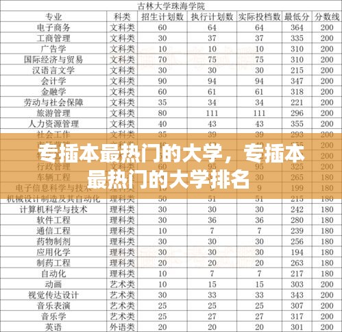 專插本最熱門的大學(xué)，專插本最熱門的大學(xué)排名 