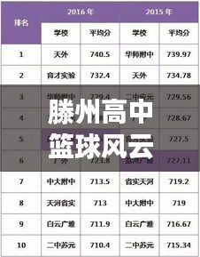 滕州高中籃球風(fēng)云榜，揭秘排名前十的學(xué)校！