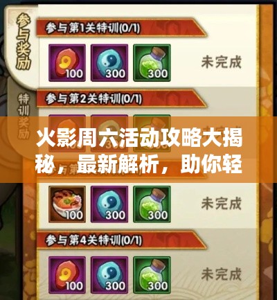 火影周六活動攻略大揭秘，最新解析，助你輕松掌握！
