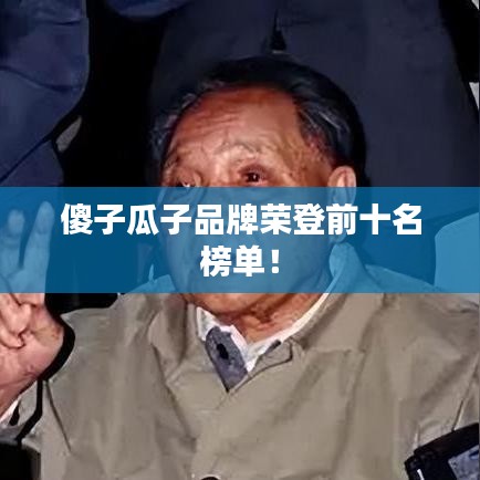 傻子瓜子品牌榮登前十名榜單！