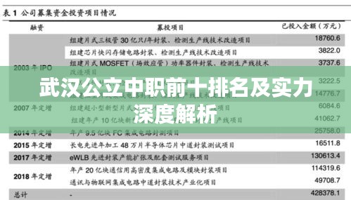 武漢公立中職前十排名及實力深度解析