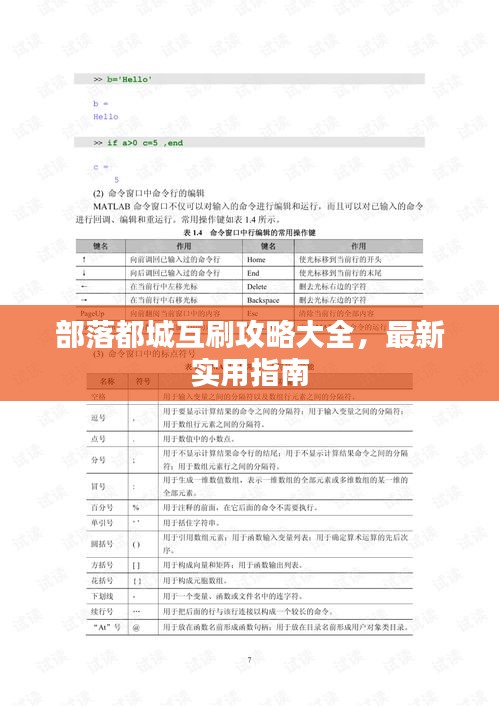 部落都城互刷攻略大全，最新實(shí)用指南