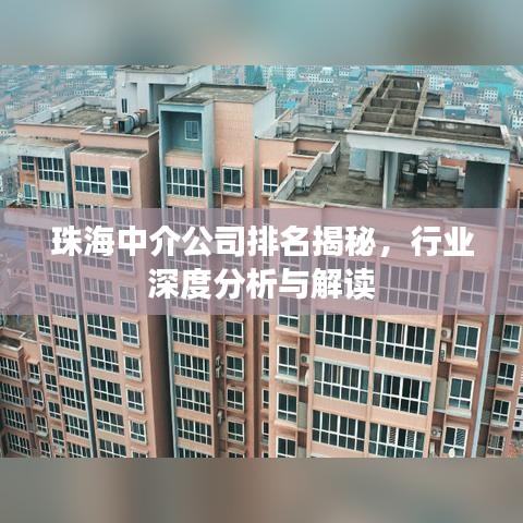 珠海中介公司排名揭秘，行業(yè)深度分析與解讀