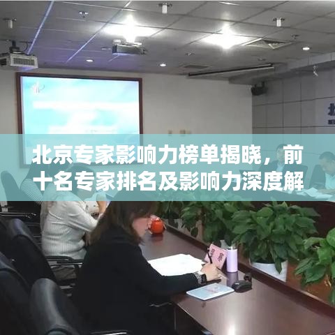 北京專家影響力榜單揭曉，前十名專家排名及影響力深度解析