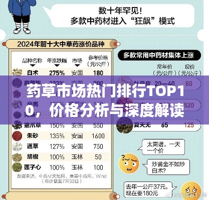 藥草市場熱門排行TOP10，價格分析與深度解讀