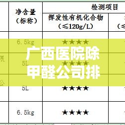 廣西醫(yī)院除甲醛公司排名揭秘，專業(yè)除甲醛的重要性與優(yōu)質服務！