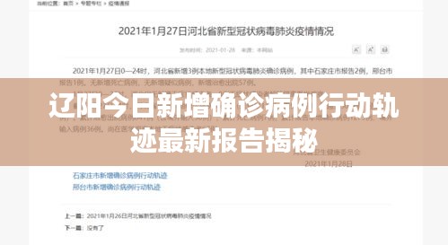 遼陽今日新增確診病例行動軌跡最新報告揭秘