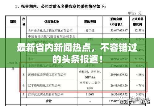 最新省內(nèi)新聞熱點，不容錯過的頭條報道！