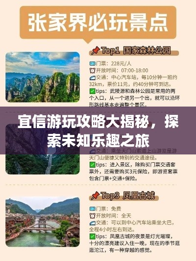 宜信游玩攻略大揭秘，探索未知樂(lè)趣之旅